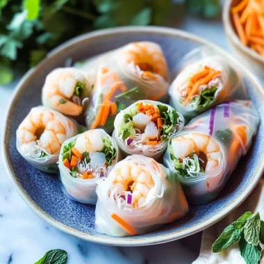 Vietnamese Fresh Spring Rolls Recipe