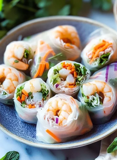 Vietnamese Fresh Spring Rolls Recipe