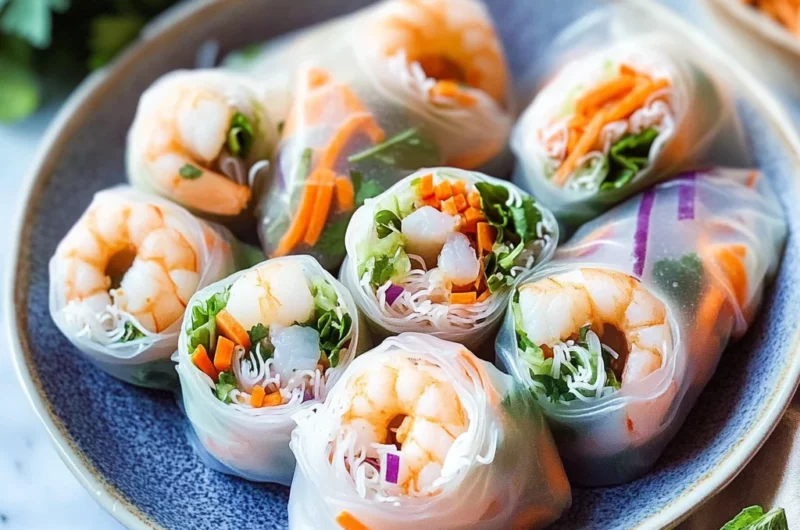 Vietnamese Fresh Spring Rolls Recipe