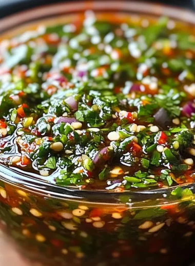 Zesty Smoky Red Chimichurri to Elevate Your Dishes