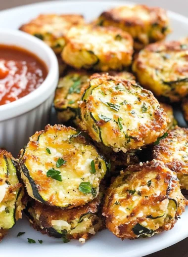 Zucchini Garlic Bites