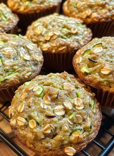 Zucchini Oatmeal Muffins