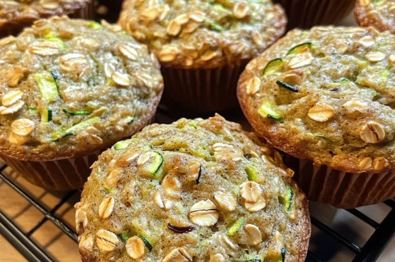 Zucchini Oatmeal Muffins
