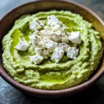 avocado feta protein dip (quick snack)