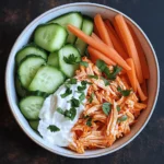 healthy buffalo chicken snack bowl (high protein)