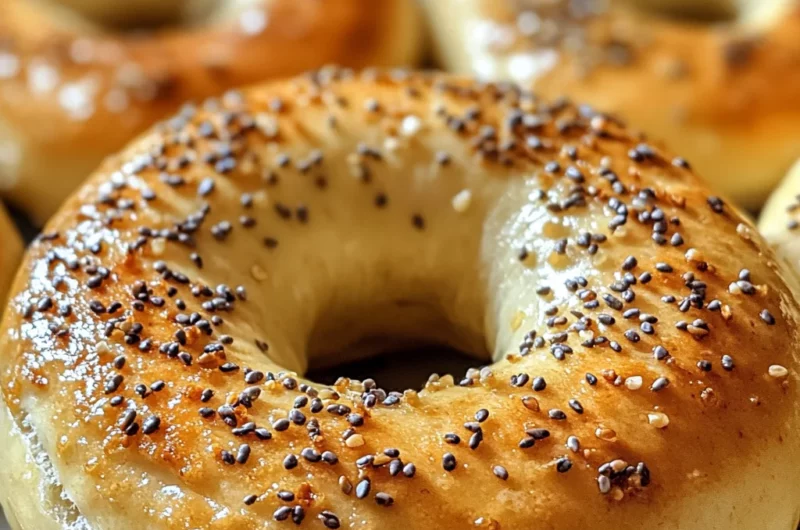 high protein air fryer bagels (quick recipe)