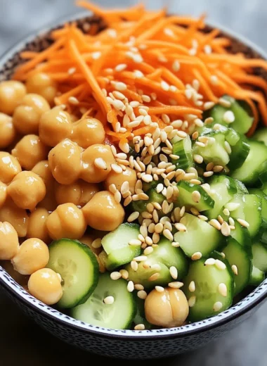 peanut chickpea snack bowl (plant-based)