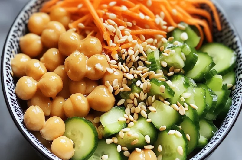peanut chickpea snack bowl (plant-based)