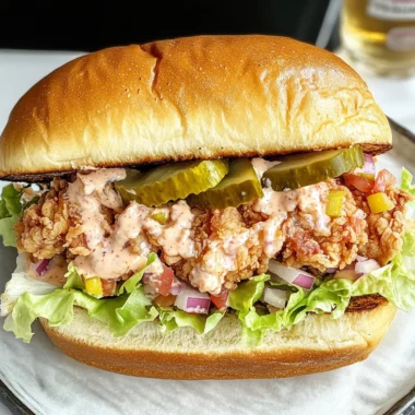 Alabama BBQ Chicken Chopped Sandwich Recipe