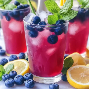 Antioxidant Rich Blueberry Green Tea