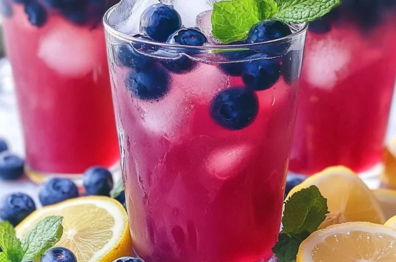 Antioxidant Rich Blueberry Green Tea