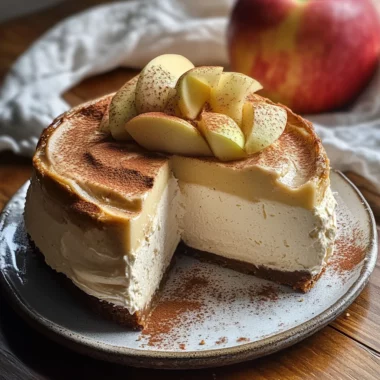 Apple Cider Cheesecake