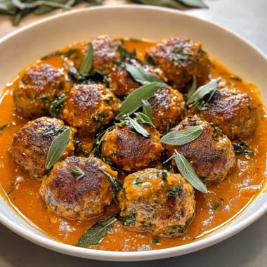 Autumn Delight: Pumpkin Sage Turkey Meatballs