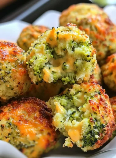Baked Broccoli Cheese Balls