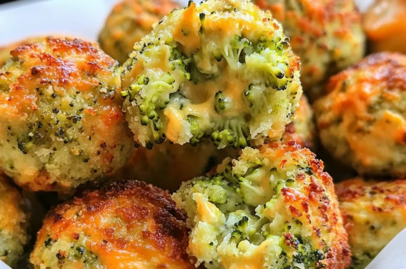 Baked Broccoli Cheese Balls