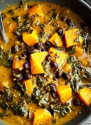 Black Bean Butternut Squash Stew