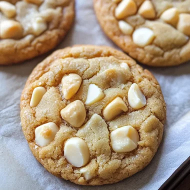 Brown Butter White Chocolate Macadamia Nut Cookies