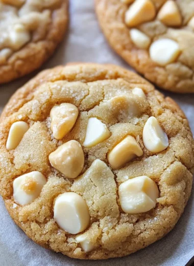 Brown Butter White Chocolate Macadamia Nut Cookies