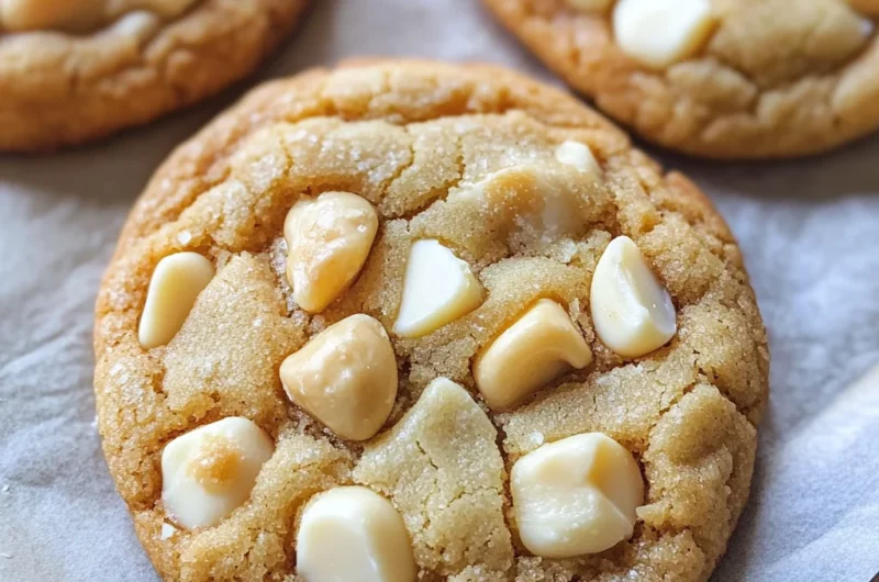 Brown Butter White Chocolate Macadamia Nut Cookies