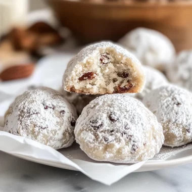 Buttery Pecan Snowball Cookies