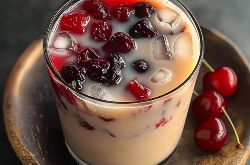 Cherry Earl Grey Milk Tea