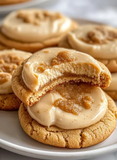 Cookie Butter Cheesecake Cookies Recipe