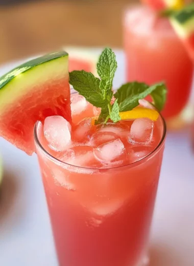 Copycat Chick-fil-A Watermelon Mint Lemonade