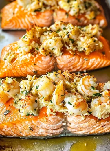 Crab Shrimp Stuffed Salmon The Ultimate Seafood Luxury