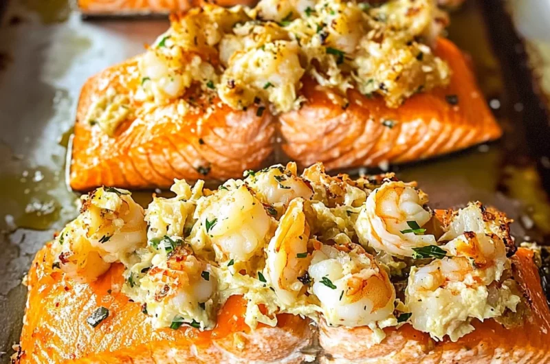 Crab Shrimp Stuffed Salmon The Ultimate Seafood Luxury