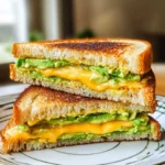 Creamy Avocado Grilled Cheese