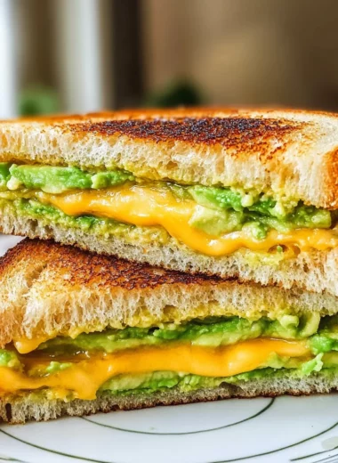 Creamy Avocado Grilled Cheese