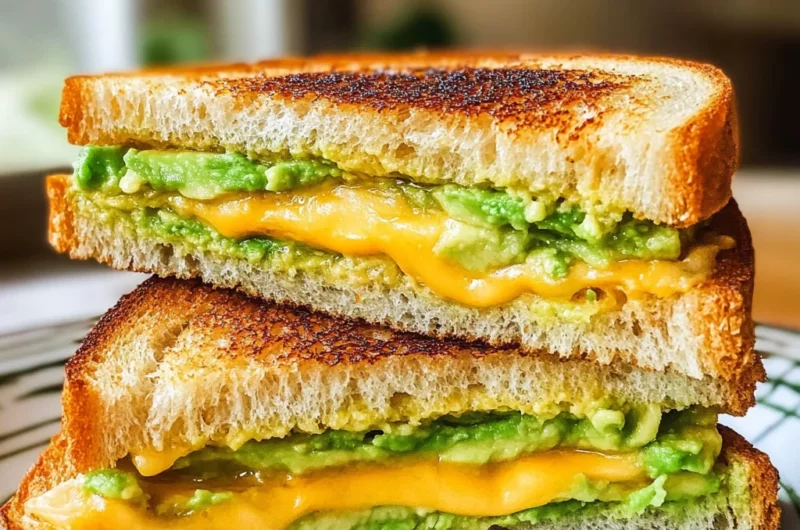 Creamy Avocado Grilled Cheese