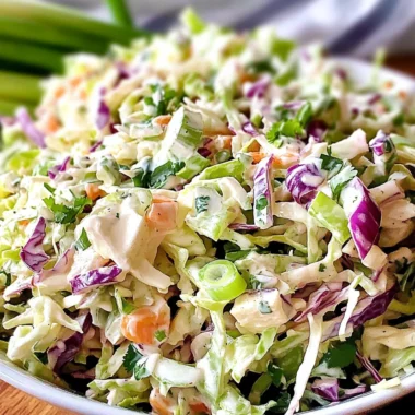 Creamy Cilantro Lime Coleslaw