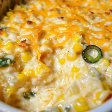 Creamy Jalapeno Corn Casserole