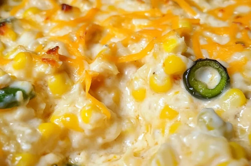Creamy Jalapeno Corn Casserole