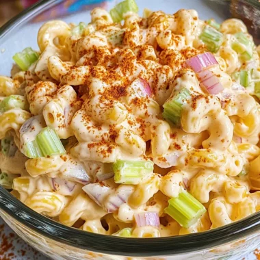 Deviled Egg Macaroni Salad