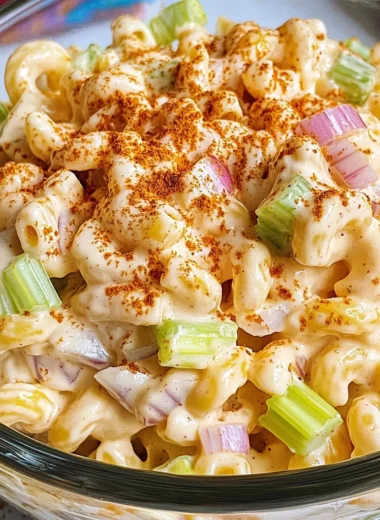 Deviled Egg Macaroni Salad
