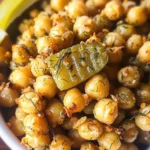 Dill Pickle Roasted Chickpeas
