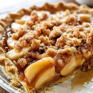 Dutch Apple Crumb Pie