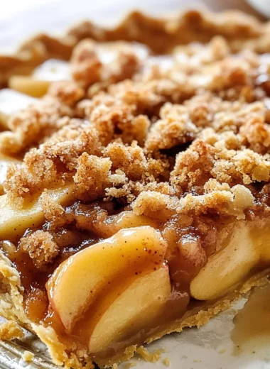 Dutch Apple Crumb Pie