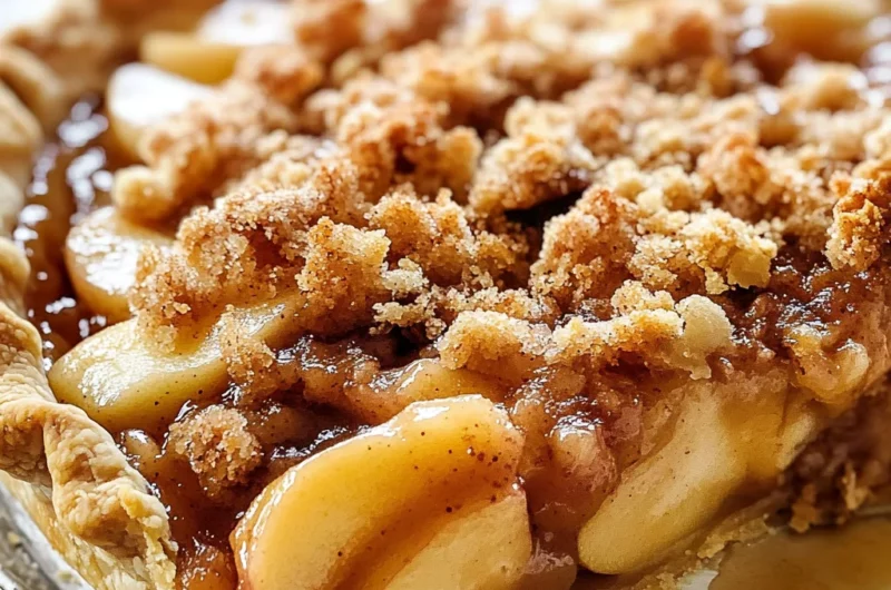 Dutch Apple Crumb Pie