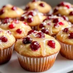 Easy Christmas Cranberry Orange Muffins Recipe