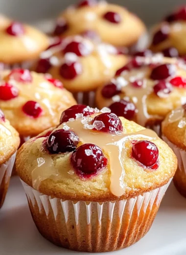 Easy Christmas Cranberry Orange Muffins Recipe