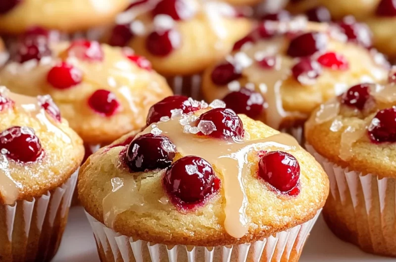 Easy Christmas Cranberry Orange Muffins Recipe