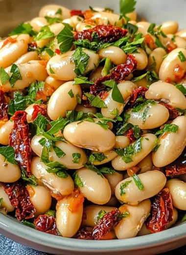 Easy Sun-Dried Tomato Cannellini Bean Salad with Bold Flavor Boost