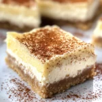 Eggnog Cheesecake Bars