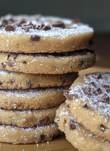 Espresso Shortbread Cookies