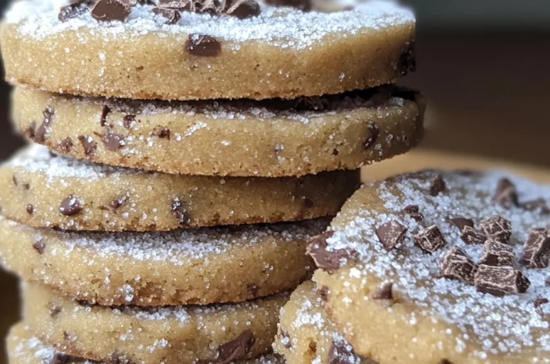 Espresso Shortbread Cookies
