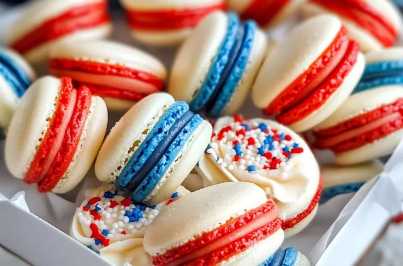 Fourth Of July Macarons