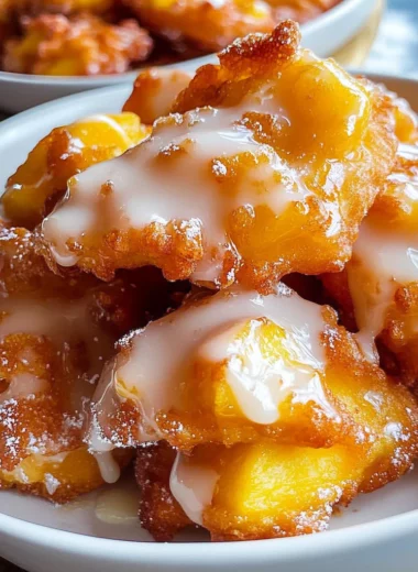 Fresh Peach Fritters